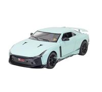 Modellino auto scala 1:24 For Nissan GT-R50 Modello GT-R Auto Sportiva In Lega Pressofusa Suono E Luce Le Porte Possono Essere Aperte Sul Retro Modellino auto lega(GT-R50 Green)