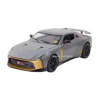 Modellino auto scala 1:24 For Nissan GT-R50 Modello GT-R Auto Sportiva In Lega Pressofusa Suono E Luce Le Porte Possono Essere Aperte Sul Retro Modellino auto lega(GT-R50 Titanium)