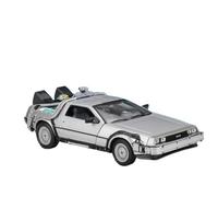 Modellino auto scala 1:24 For Ritorno Al Futuro - La Macchina Del Tempo DMC-12 DeLorean - Modello In Lega Pressofusa, Collezione In Metallo Modellino auto lega(1 With box)