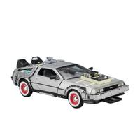 Modellino auto scala 1:24 For Ritorno Al Futuro - La Macchina Del Tempo DMC-12 DeLorean - Modello In Lega Pressofusa, Collezione In Metallo Modellino auto lega(3 With box)