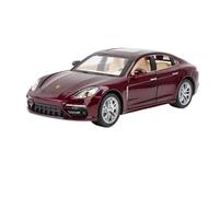 Modellino auto scala 1:24 For Simulazione Auto Sportiva Porsche Panamera Modello Lega Metallo Pressofuso Suono Luce Auto Corsa Modello Pull Back Modellino auto lega(Red boxed)