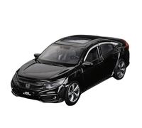 Modellino auto scala 1:32 2021 Nuovo For Honda Civic Modello Auto Lega Pressofusa Metallo Fusione Luci Suoni Auto Squisita Collezione Ornamenti Modellino auto lega(Black-withbox)