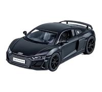 Modellino auto scala 1:32 For Audi R8 V10 Plus Modello Di Auto Sportiva In Lega Modello Di Auto In Metallo Pressofuso Collezione Di Modelli In Scala Modellino auto lega(Black)