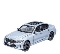 Modellino auto scala 1:32 For BMW 320i THE 3 G20 2023 Modello In Lega Auto Pressofusa Suono E Luce Auto Squisita Collezione Ornamenti Modellino auto lega(Titanium)