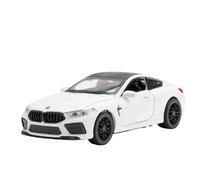 Modellino auto scala 1:32 For BMW X5 M8 Modello Lega Pressofusa Luci Suoni Le Porte Del SUV Possono Essere Aperte Ornamenti For Veicoli In Miniatura Modellino auto lega(M8 White)