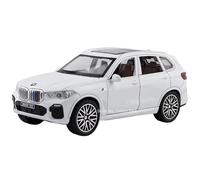 Modellino auto scala 1:32 For BMW X5 M8 Modello Lega Pressofusa Luci Suoni Le Porte Del SUV Possono Essere Aperte Ornamenti For Veicoli In Miniatura Modellino auto lega(X5 White)