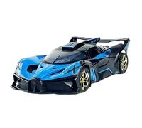 Modellino auto scala 1:32 For Bugatti Bolide, Modello Di Veicolo In Lega Pressofusa, Supersportiva, Con Suono E Luce, Da Tavolo Modellino auto lega(Blue)