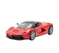 Modellino auto scala 1:32 For Ferrari Laferrari Modello Lega Metallo Pressofuso Ad Alta Simulazione Suono E Luce Pull Back Squisita Collezione Modellino auto lega(Red No box)