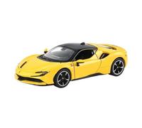 Modellino auto scala 1:32 For Ferrari SF90 Laferrari, Modello Di Auto In Lega Leggera E Sonora, Modello Pressofuso In Scala Da Collezione Modellino auto lega(SF90 Yellow)
