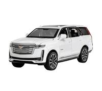Modellino auto scala 1:32 For Il Modello Auto Escalade Fantastici Ornamenti Scrivania Eccellente Collezione Appassionati Modello Auto Lega Pressofusa Modellino auto lega(White)