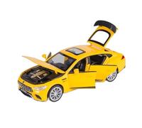 Modellino auto scala 1:32 For Il Modello Di Auto Sportiva Benz AMG GT63S, Luci Del Veicolo In Lega Pressofusa, Collezione Squisita Huili Modellino auto lega(Yellow)
