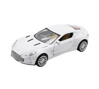 Modellino auto scala 1:32 For Il Modello Pressofuso In Metallo Aston Martin One-77 Con Ornamento Da Collezione For La Porta A Scomparsa Modellino auto lega(WHITE)