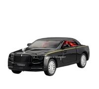 Modellino auto scala 1:32 For Il Modello Rolls-Royce Phantom In Lega Pressofusa Con Suono E Luce, La Porta Posteriore Scorrevole Può Essere Aperta Modellino auto lega(Dawn Black)