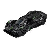 Modellino auto scala 1:32 For Il Modello Sportiva VALKYRIE In Lega Pressofusa Apertura Della Portiera Musica Luce Collezione Modelli Portiere Modellino auto lega(Black)