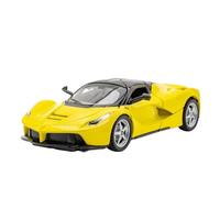 Modellino auto scala 1:32 For La Ferrari Laferrari, Modello Auto Sportiva Lega Simulazione Modello Auto Metallo Pressofuso Con Suono E Luce Modellino auto lega(Yellow)