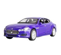 Modellino auto scala 1:32 For Maserati Ghibli Simulazione Coupé Modello Di Auto In Lega Pull Back Collezione Auto Squisiti Ornamenti Decorativi Modellino auto lega(Blue boxed)