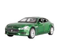 Modellino auto scala 1:32 For Maserati Ghibli Simulazione Coupé Modello Di Auto In Lega Pull Back Collezione Auto Squisiti Ornamenti Decorativi Modellino auto lega(Green boxed)