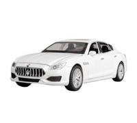 Modellino auto scala 1:32 For Maserati Ghibli Simulazione Coupé Modello Di Auto In Lega Pull Back Collezione Auto Squisiti Ornamenti Decorativi Modellino auto lega(White boxed)