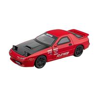 Modellino auto scala 1:32 for Mazda RX7 modello in lega auto pressofusa 4 porte apribili miniatura auto sportiva pull-back collezione di ornamenti Modellino auto lega(Red)