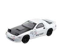 Modellino auto scala 1:32 for Mazda RX7 modello in lega auto pressofusa 4 porte apribili miniatura auto sportiva pull-back collezione di ornamenti Modellino auto lega(White)