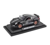 Modellino auto scala 1:32 For Porsche 911 Turbo S Alloy Racing Car Die-cast Metal Model Decoration Trendy Ornaments Collection Decoration Modellino auto lega(Black box)