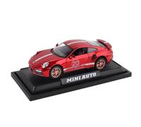 Modellino auto scala 1:32 For Porsche 911 Turbo S Alloy Racing Car Die-cast Metal Model Decoration Trendy Ornaments Collection Decoration Modellino auto lega(Red box)