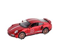 Modellino auto scala 1:32 For Porsche 911 Turbo S Alloy Racing Car Die-cast Metal Model Decoration Trendy Ornaments Collection Decoration Modellino auto lega(Red box)