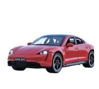 Modellino auto scala 1:32 For Taycan Coupe Modello Veicolo Lega Nuova Energia Modello Veicolo Sportivo Metallo Pressofuso Simulazione Suoni Ornamenti Modellino auto lega(Red)