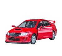 Modellino auto scala 1:36 For Subaru WRX STI, Modello Di Auto Pressofuso In Lega Di Metallo, Ornamenti Da Collezione Ad Alta Simulazione Modellino auto lega(Red No box)