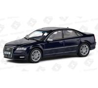 Modellino auto scala 1:43 Solido AUDI A8 S8 D3 2010 BLUE diecast modellismo s...