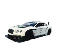 Modellino auto scala Bentley Continental GT3 Modello Pressofuso Scala 1:24 Collezione Decorazioni For Auto Corsa Endurance Della 24 Ore Di Le Mans Modellino auto lega(Bentley GT3 7)