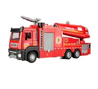 Modellino auto scala Camion Dei Pompieri Con Spruzzatore D'acqua Lega 1:32 Camion Ingegneria Spruzzatore D'acqua Pressofuso, Apertura Della Porta Modellino auto lega