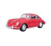 Modellino auto scala Collezione Di Modelli Di Auto In Lega Da Corsa Coupé Porsche 356B Classic Car 1961, Scala 1:24, Pressofusa Modellino auto lega(Red)
