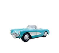 Modellino auto scala Collezione Di Ornamenti Artigianali In Scala 1:24 For Chevrolet Corvette Stingray, Nuova Auto Coupé In Lega Del 1957. Modellino auto lega