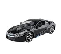 Modellino auto scala Modello Di Auto In Lega BMW I8 Supercar In Scala 1:24, Pressofuso, In Metallo, Con Suono E Luce, Da Collezione Modellino auto lega(BMW I8 boxed1)