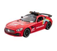 Modellino auto scala Modello Di Auto In Lega Di Sicurezza Honda GTR In Scala 1:24, Pressofuso, Con Suono E Luci, Ornamenti Decorativi For Veicoli. Modellino auto lega(RED)