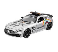 Modellino auto scala Modello Di Auto In Lega Di Sicurezza Honda GTR In Scala 1:24, Pressofuso, Con Suono E Luci, Ornamenti Decorativi For Veicoli. Modellino auto lega(SILVER)