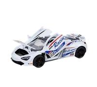 Modellino auto scala Modello Di Auto In Lega McLaren 720S In Scala 1:24 Pressofuso Ad Alta Simulazione Con Suono E Luci Veicolo A Trazione Posteriore Modellino auto lega