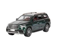 Modellino auto scala Modello Di Auto In Scala 1:24 For Mercedes-Benz GLS63 AMG SUV In Lega Pressofusa, Serie Luci E Suoni Modellino auto lega(Green box)