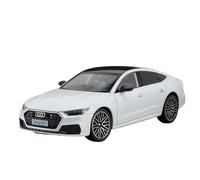 Modellino auto scala Modello In Lega 1:24 For Audi A7, Auto Con Ruote Posteriori A Trazione Posteriore, Sterzo Anteriore, Con Luci E Suoni. Modellino auto lega(White)