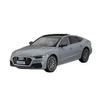 Modellino auto scala Modello In Lega 1:24 For Audi A7, Auto Con Ruote Posteriori A Trazione Posteriore Sterzo Anteriore Con Luci E Suoni Modellino auto lega(Titanium)