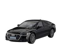 Modellino auto scala Modello In Lega 1:24 For Audi A7, Auto Con Ruote Posteriori A Trazione Posteriore Sterzo Anteriore Con Luci E Suoni Modellino auto lega(Black)