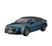 Modellino auto scala Modello In Lega 1:24 For Audi A7, Auto Con Ruote Posteriori A Trazione Posteriore Sterzo Anteriore Con Luci E Suoni Modellino auto lega(Blue)