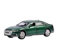 Modellino auto scala Scala 1:32 For Il Modello Auto Lega Pressofusa Audi A8 Con Console Centrale Luminosa, Squisita Collezione Di Parti Decorative Modellino auto lega(Green 2)