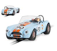 MODELLINO AUTO SLOT SCALEXTRIC SHELBY COBRA GULF SCALA 1:32