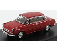 MODELLINO AUTO STATICO ABREX SKODA 1100 MBX 2-DOOR 1969 ROSSO SCALA 1/43