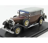 MODELLINO AUTO STATICO ABREX SKODA 860 CABRIOLET CLOSED 1932 MARRONE SCALA 1/43