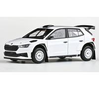 MODELLINO AUTO STATICO ABREX SKODA FABIA IV RS RALLY 2 BASE 2022 DA TERRA 1/43