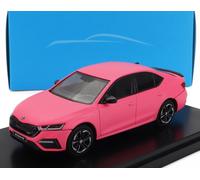 MODELLINO AUTO STATICO ABREX SKODA OCTAVIA IV RS 2020 ROSA MODELLISMO SCALA 1/43