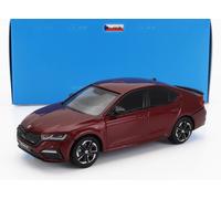 MODELLINO AUTO STATICO ABREX SKODA OCTAVIA IV RS 2020 ROSSO SCALA 1/43